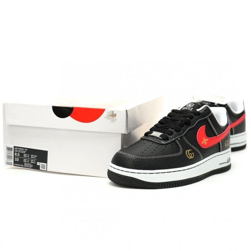 【AT14082】ナイキ x グッチコラボAir Force 1 Lowスニーカー - 贅沢なストリートファッション | Gucci x Nike