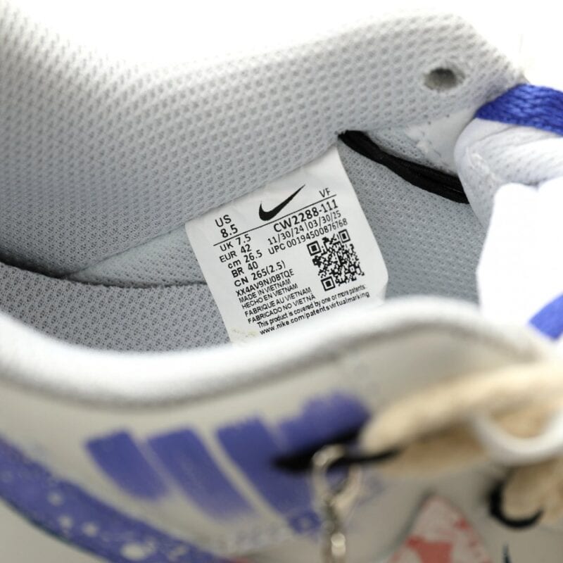 【AT14083】Nike Air Force 1 '07 Low 巨蟹座テーマ ストリートファッションのアートデザイン | Off-White x Nike