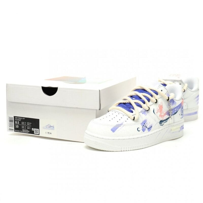 【AT14083】Nike Air Force 1 '07 Low 巨蟹座テーマ ストリートファッションのアートデザイン | Off-White x Nike