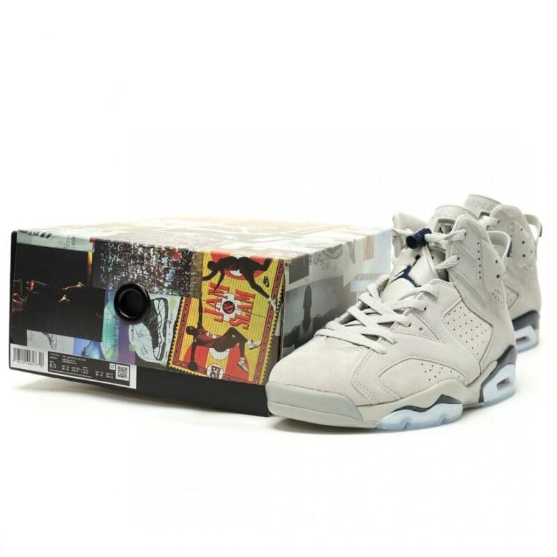 【AT14090】ナイキ ジョーダン6 グレーサエードバスケットボールシューズ | Nike Air Jordan