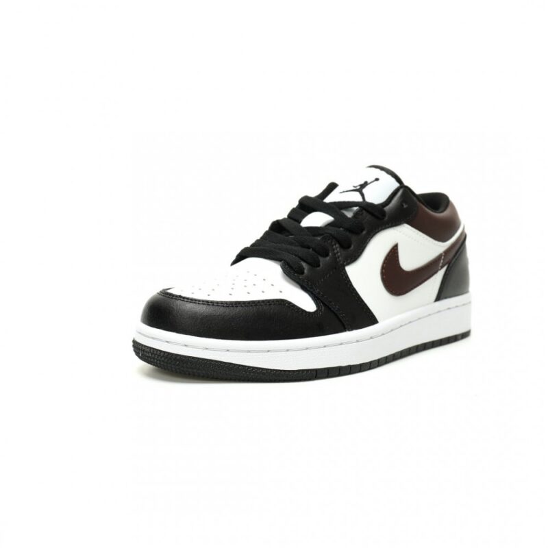 【AT14091】ナイキ エアジョーダン 1 ロー バスケットボールシューズ - 黒白チョコレートカラー | Jordan