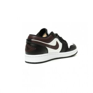 【AT14091】ナイキ エアジョーダン 1 ロー バスケットボールシューズ - 黒白チョコレートカラー | Jordan