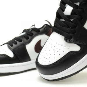 【AT14091】ナイキ エアジョーダン 1 ロー バスケットボールシューズ - 黒白チョコレートカラー | Jordan