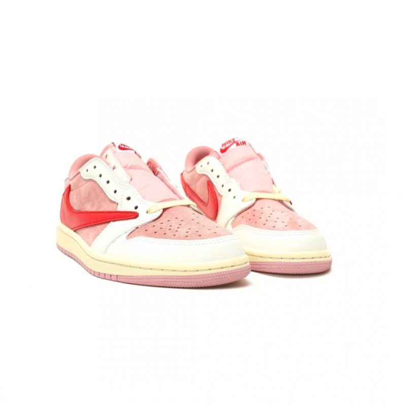 【AT14092】Travis Scott x Nike Air Jordan 1 Low OGコラボスニーカー | Nike x Travis Scott