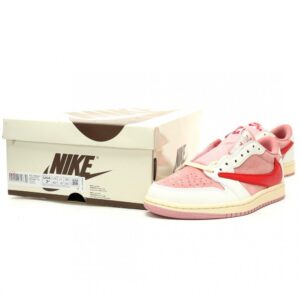 【AT14092】Travis Scott x Nike Air Jordan 1 Low OGコラボスニーカー | Nike x Travis Scott