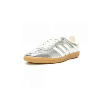 【AT14097】アディダスAdidas Originals シルバーメタリックローカットカジュアルスポーツシューズ | Adidas Samba