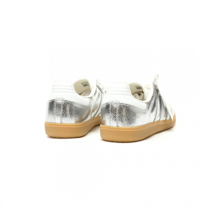 【AT14097】アディダスAdidas Originals シルバーメタリックローカットカジュアルスポーツシューズ | Adidas Samba