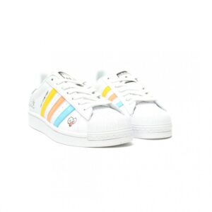 【AT14099】カウズとAdidas Originalsコラボのスーパースター スニーカー レザーアッパー素材、快適なサポート付き | Superstar