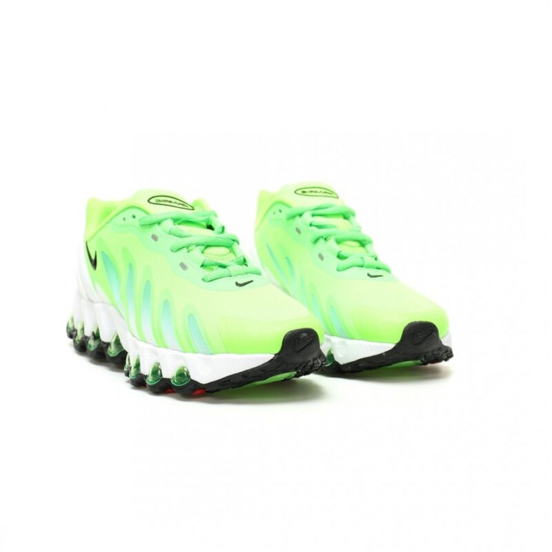 【AT14258】ナイキ Air Max DNシリーズ スニーカー 蛍光緑白色 ビーンポッド型エアクッションデザイン ユニセックス | Nike Air Max