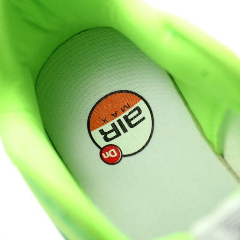 【AT14258】ナイキ Air Max DNシリーズ スニーカー 蛍光緑白色 ビーンポッド型エアクッションデザイン ユニセックス | Nike Air Max