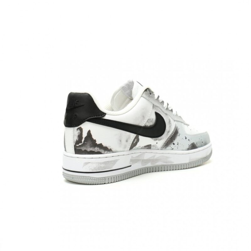 【AT14262】ナイキ エア フォース 1 '07 ロー レトロ 水墨丹青アートカスタム スニーカー | Nike Air Force 1
