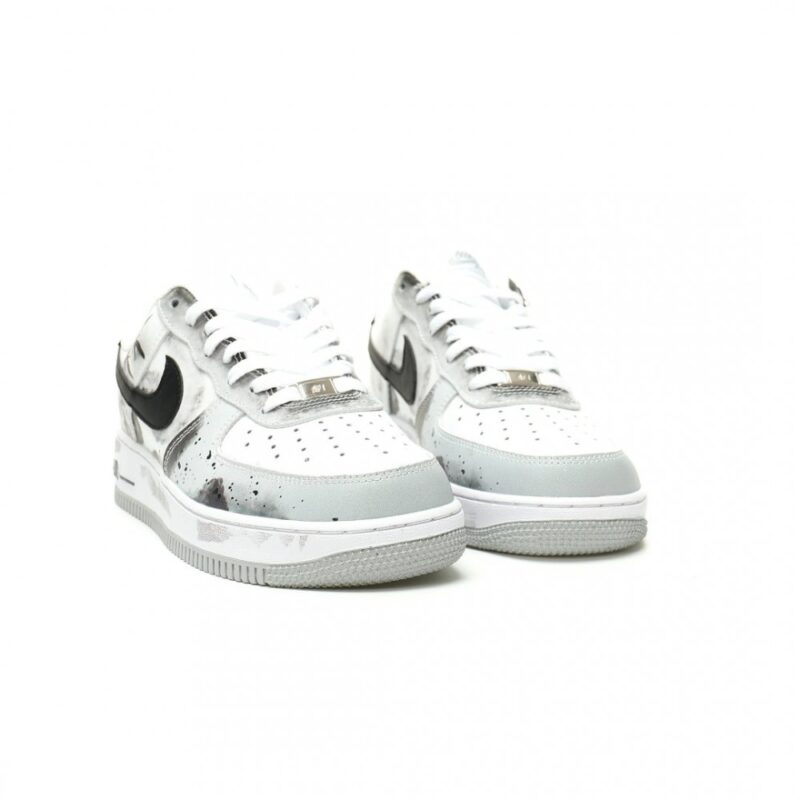 【AT14262】ナイキ エア フォース 1 '07 ロー レトロ 水墨丹青アートカスタム スニーカー | Nike Air Force 1