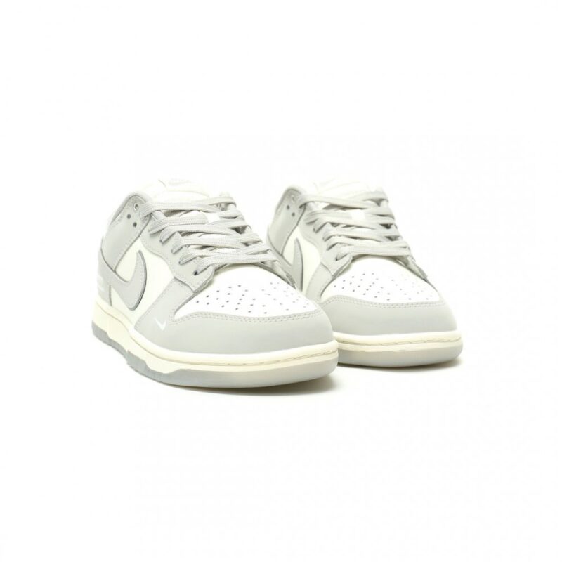 【AT14265】Nike SB Dunk Low クラシックな煙灰色とオフホワイトのスケートボードシューズ | Nike Dunk