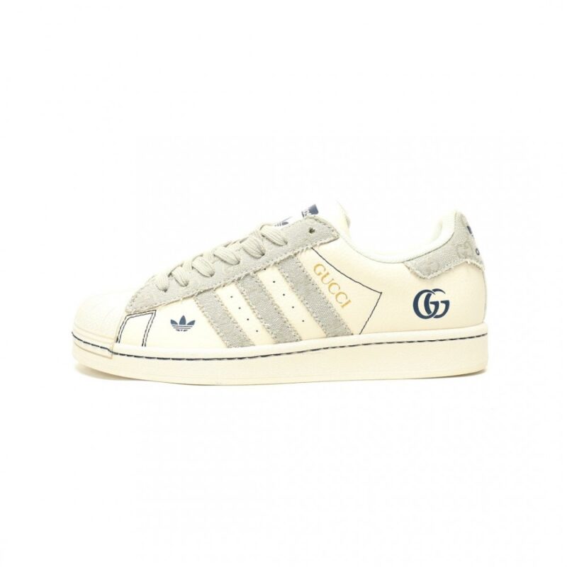 【AT14272】グッチ x アディダスオリジナルス スーパースター コラボスニーカー | Gucci x Adidas