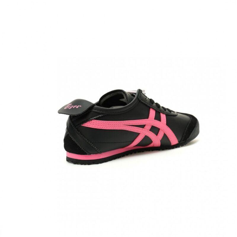 【AT14276】Onitsuka Tiger 鬼塚虎 Mexico 66 シリーズ ブラック＆ピンク レザースニーカー | Onitsuka Tiger