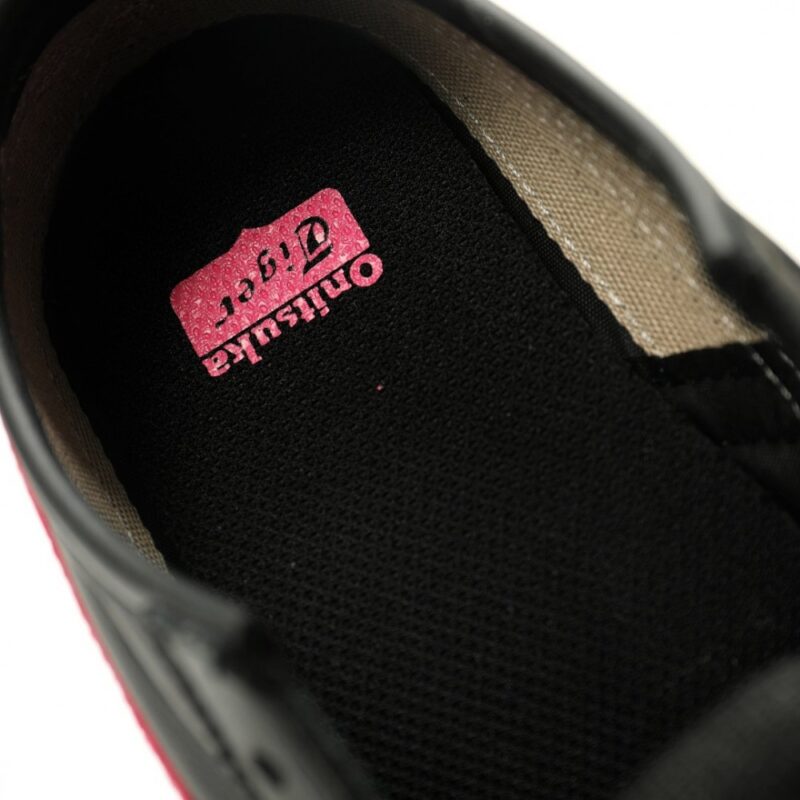 【AT14276】Onitsuka Tiger 鬼塚虎 Mexico 66 シリーズ ブラック＆ピンク レザースニーカー | Onitsuka Tiger