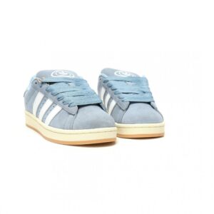 【AT14292】アディダスオリジナルスキャンパス00sロートップスニーカーレトロスエード青白RBラバーソール | Adidas Campus