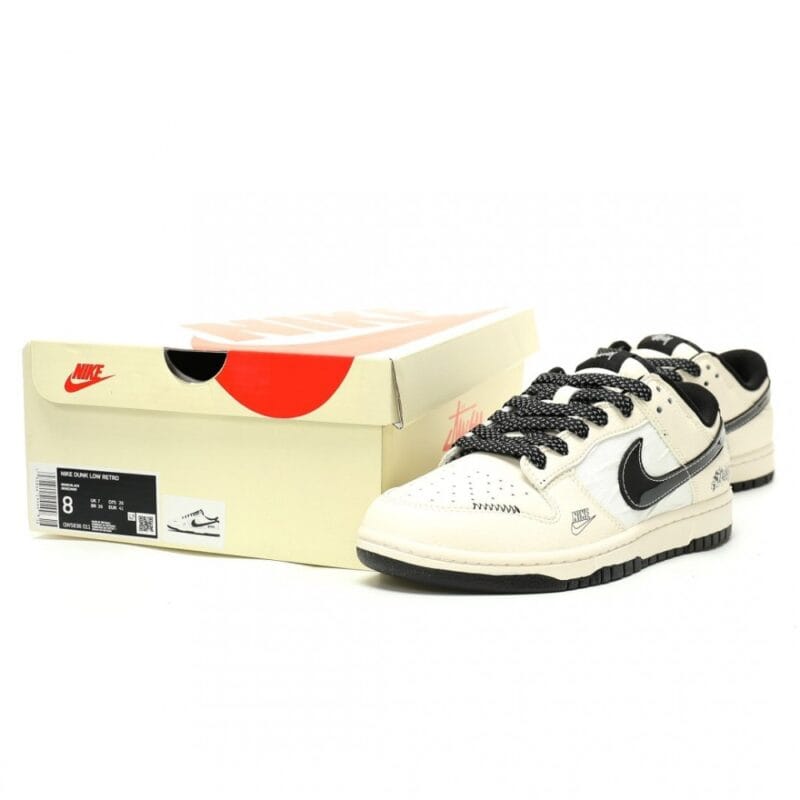 【AT14319】Stussy × ナイキSB ダンク ローコラボスニーカー - ストリートカルチャーとスポーツ美学の融合 | Nike x Stussy