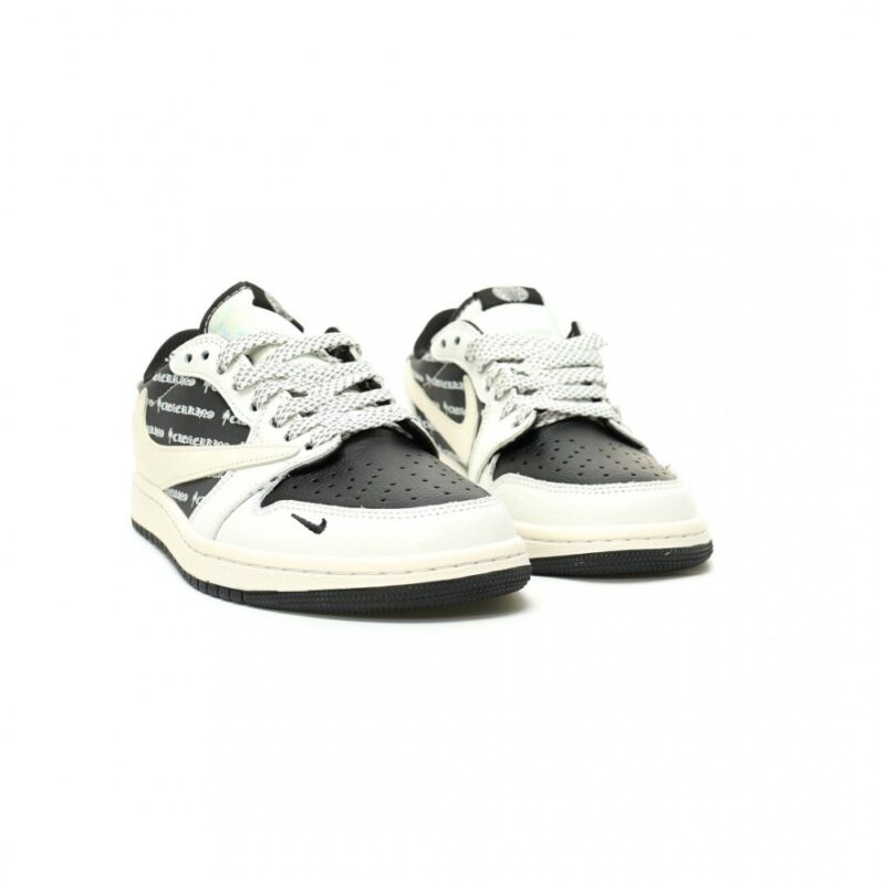 【AT14343】Nike x Chrome Hearts コラボ Air Jordan 1 Low OG スニーカー | Nike Air Jordan