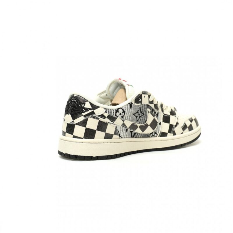 【AT14345】ルイ・ヴィトン×トラビス・スコット×ナイキ エア ジョーダン 1 ロー- 独自性とスタイルを兼ね備えたスニーカー | Louis Vuitton x Nike