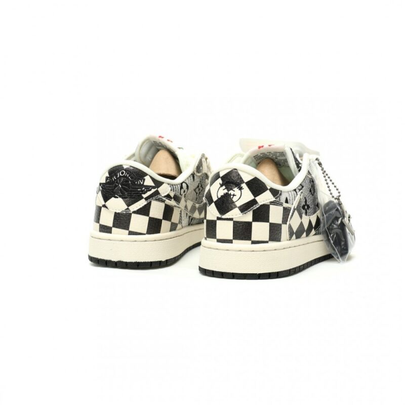 【AT14345】ルイ・ヴィトン×トラビス・スコット×ナイキ エア ジョーダン 1 ロー- 独自性とスタイルを兼ね備えたスニーカー | Louis Vuitton x Nike