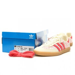 【AT14369】リバティロンドン × アディダス オリジナルス Samba OG エレガントな花柄スニーカー | Adidas Samba