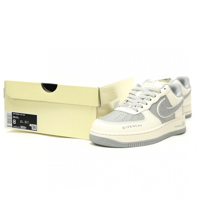 【AT14390】ジバンシィ×ナイキコラボエアフォース1スニーカー - フランスとアメリカの融合デザイン | AF1