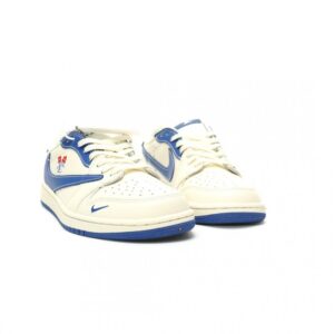 【AT14394】ルイ・ヴィトン x トラヴィス・スコット x ナイキ エア ジョーダン 1 Lowコラボスニーカー | Nike x Louis Vuitton