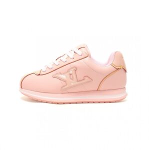 【AT14414】ルイ・ヴィトンLVバターソフトピンクスニーカーローシューズ | LV