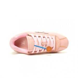 【AT14414】ルイ・ヴィトンLVバターソフトピンクスニーカーローシューズ | LV