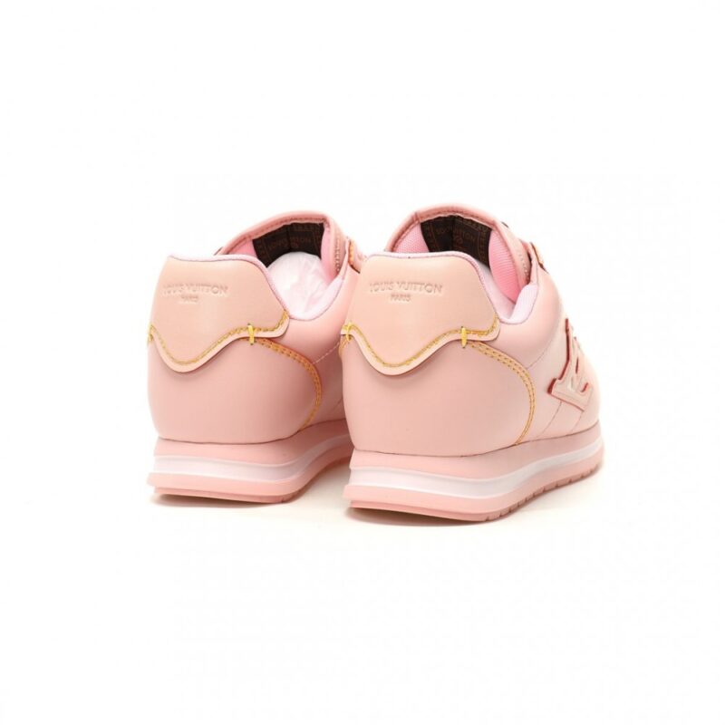 【AT14414】ルイ・ヴィトンLVバターソフトピンクスニーカーローシューズ | LV