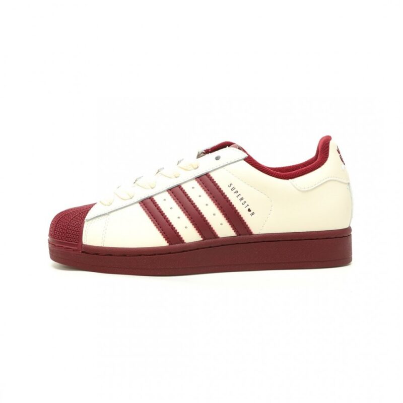 【AT14808】アディダスオリジナルス スーパースターII ワインレッド カジュアルスニーカー | Adidas Superstars