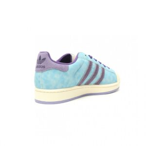 【AT14811】アディダス・オリジナルスのクラシックスーパースターII：天空青と紫のスポーツシューズ | Adidas Superstar