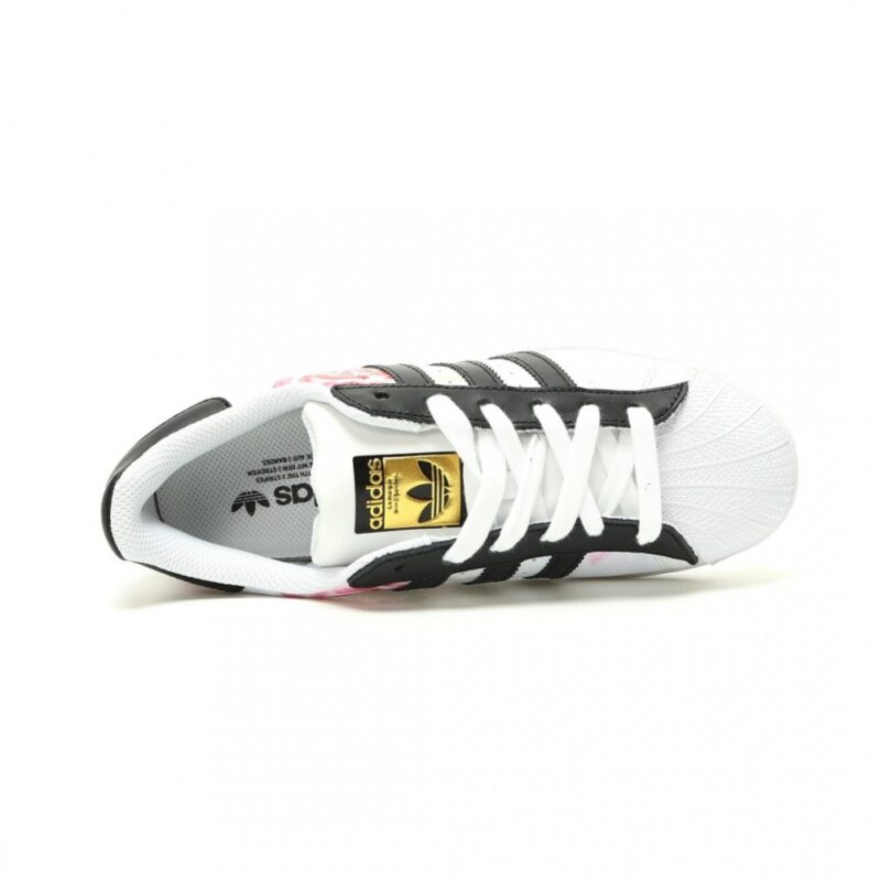 【AT14814】アディダスAdidasのスーパースターIIシリーズ - バラのグラフィティアートデザイン | Superstar