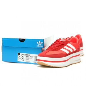 【AT14816】アディダスSL 72 Stack Low スニーカー | 高品質なスエードとオックスフォードクロスの組み合わせ | Adidas SL 72