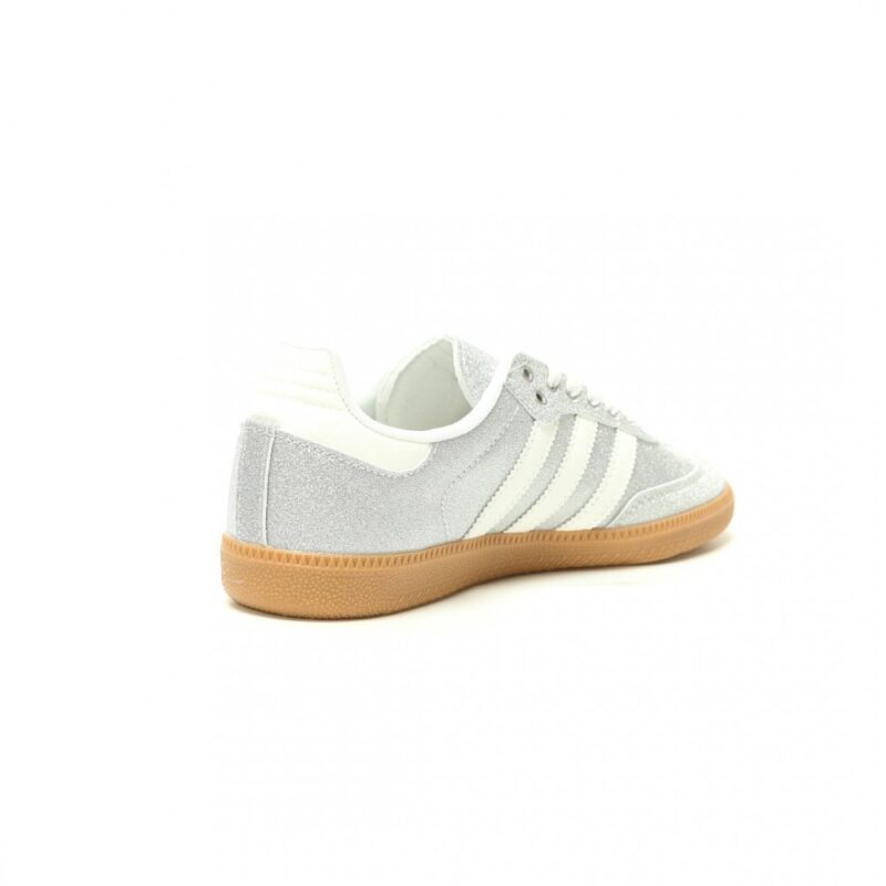 【AT14848】アディダスオリジナルスSamba OG シルバーとホワイトのスポーツシューズ | Adidas Samba