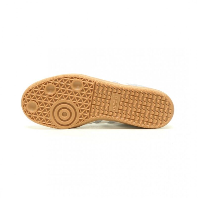 【AT14848】アディダスオリジナルスSamba OG シルバーとホワイトのスポーツシューズ | Adidas Samba