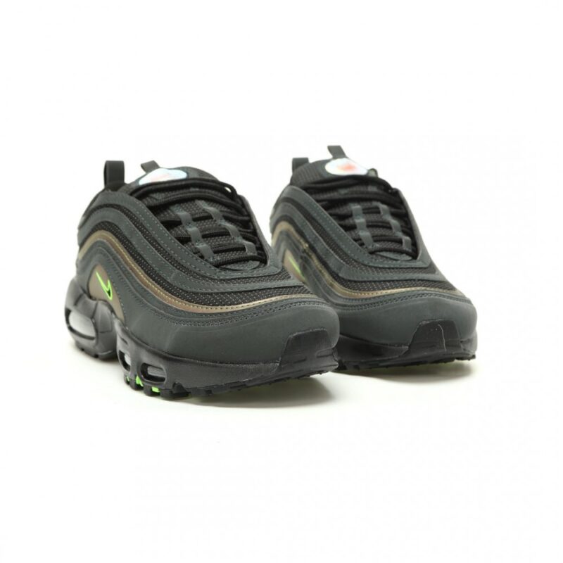 【AT14858】Division Street x ナイキ Air Max 95/97 コラボスニーカー：エレガントなネオングリーンデザイン | Air Max