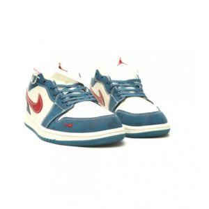 【AT14863】Supreme x Nike Air Jordan 1 Low スニーカー - ストリートファッションの象徴 | Nike x Supreme