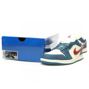 【AT14863】Supreme x Nike Air Jordan 1 Low スニーカー - ストリートファッションの象徴 | Nike x Supreme