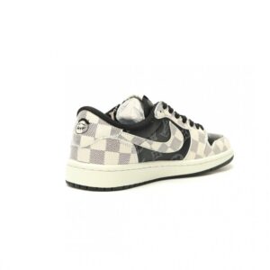 【AT14865】ルイ・ヴィトン × トラヴィス・スコット × ナイキのエア ジョーダン 1 ロー スニーカー | LV x Nike