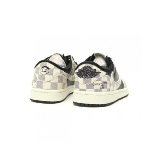 【AT14865】ルイ・ヴィトン × トラヴィス・スコット × ナイキのエア ジョーダン 1 ロー スニーカー | LV x Nike