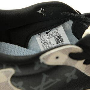 【AT14865】ルイ・ヴィトン × トラヴィス・スコット × ナイキのエア ジョーダン 1 ロー スニーカー | LV x Nike