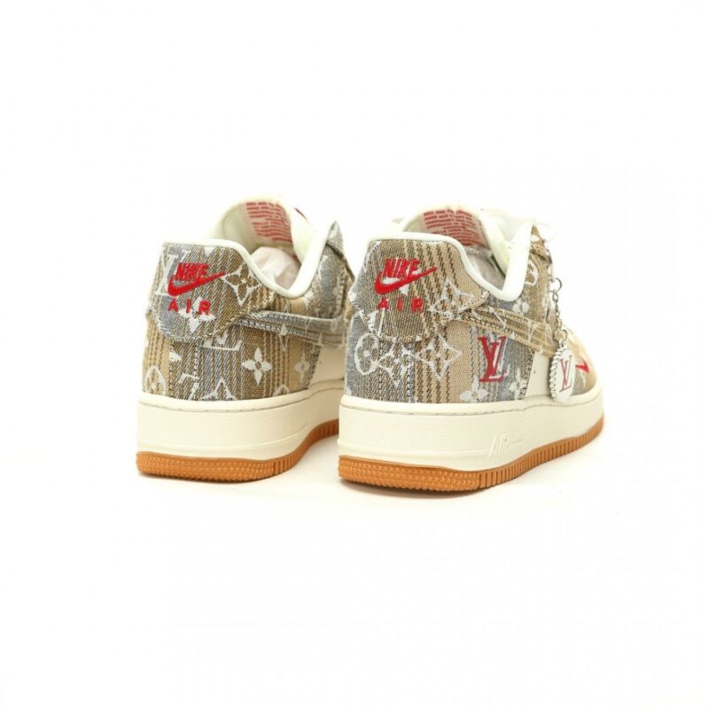 【AT14889】ルイ・ヴィトン x ナイキ Air Force 1 コラボスニーカー - 高級スポーツ美学を融合した最強逸品 | Nike x Louis Vuitton