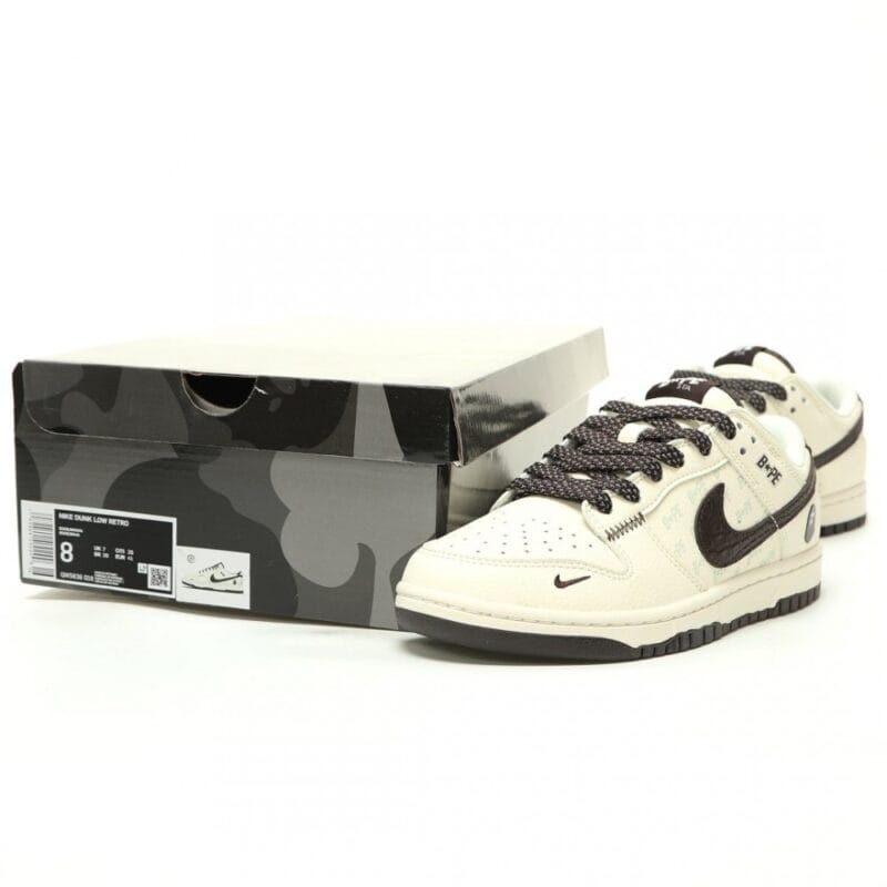 【AT14892】BAPE x Nike SB Dunk Lowコラボスニーカー: 日本ストリートカルチャーとアメリカンスポーツの融合 | Bape x Nike