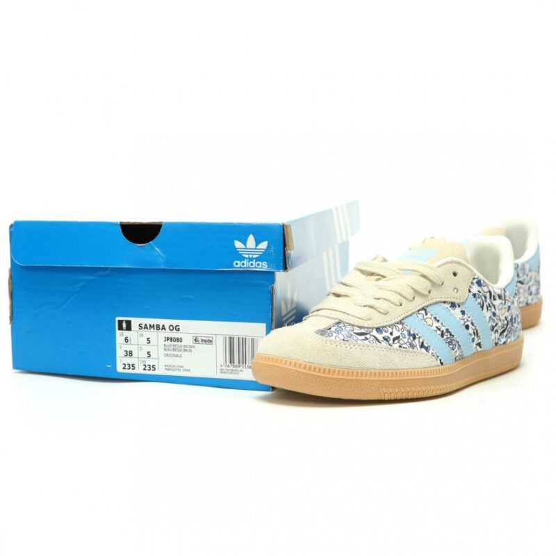 【AT14916】リバティロンドン × アディダスオリジナルス Samba OGコラボスニーカー | Adidas Samba