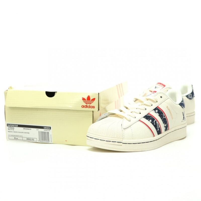 【AT14923】ルイ・ヴィトン x アディダス オリジナルス限定スーパースターシェルトゥスニーカー | Louis Vuitton x Adidas