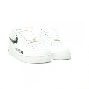 【AT14928】ナイキ Air Force 1 '07 Low ホワイトブラック スカルグラフィティカスタムバージョン | Nike Air Force 1