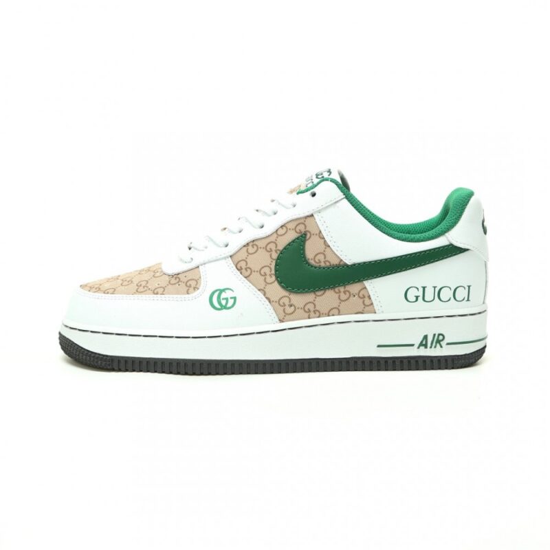 【AT14931】ナイキ(Nike) × グッチ(Gucci)コラボ Air Force 1 Low スニーカー | Nike x Gucci