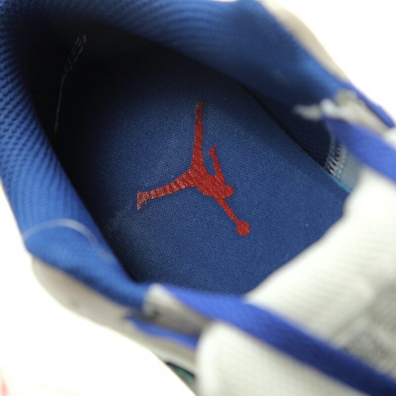 【AT14934】Nike Air Jordan 1 Lowスニーカー - 青と緑のコントラストデザイン | Jordan